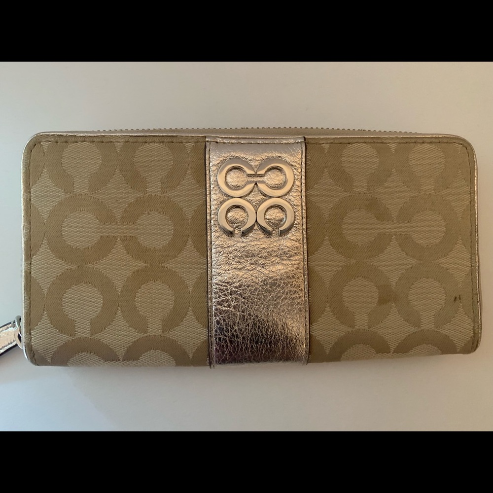 Coach Zip Wallet Madison OpArt